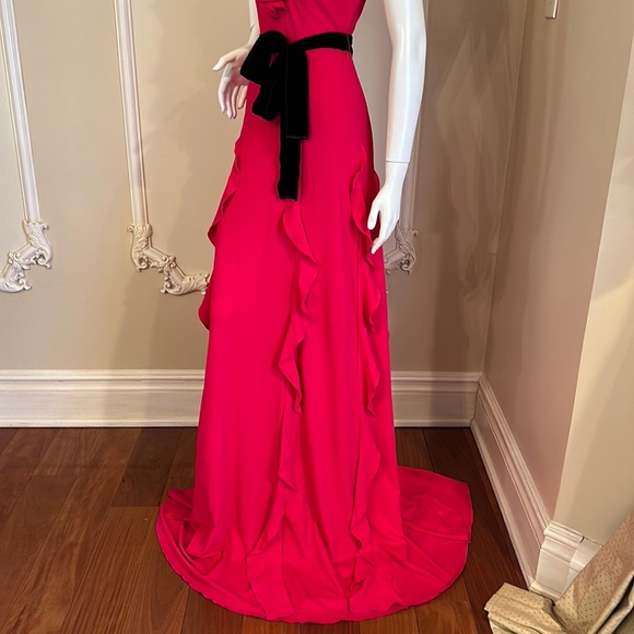 GUCCI PINK  RUFFLE DRESS SIZE M - Picture 4 of 15